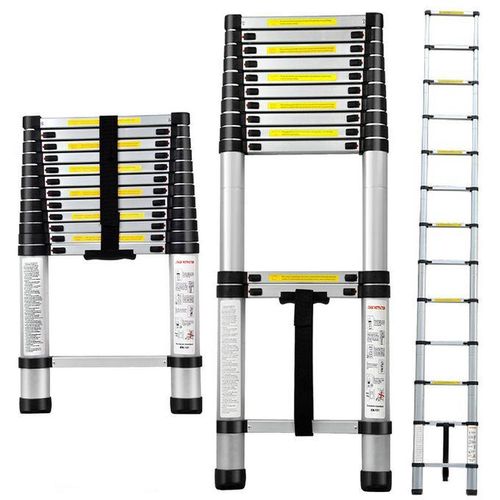 Aluminum Telescopic Ladder - Professional Multi-Position Adjustable Access Solution