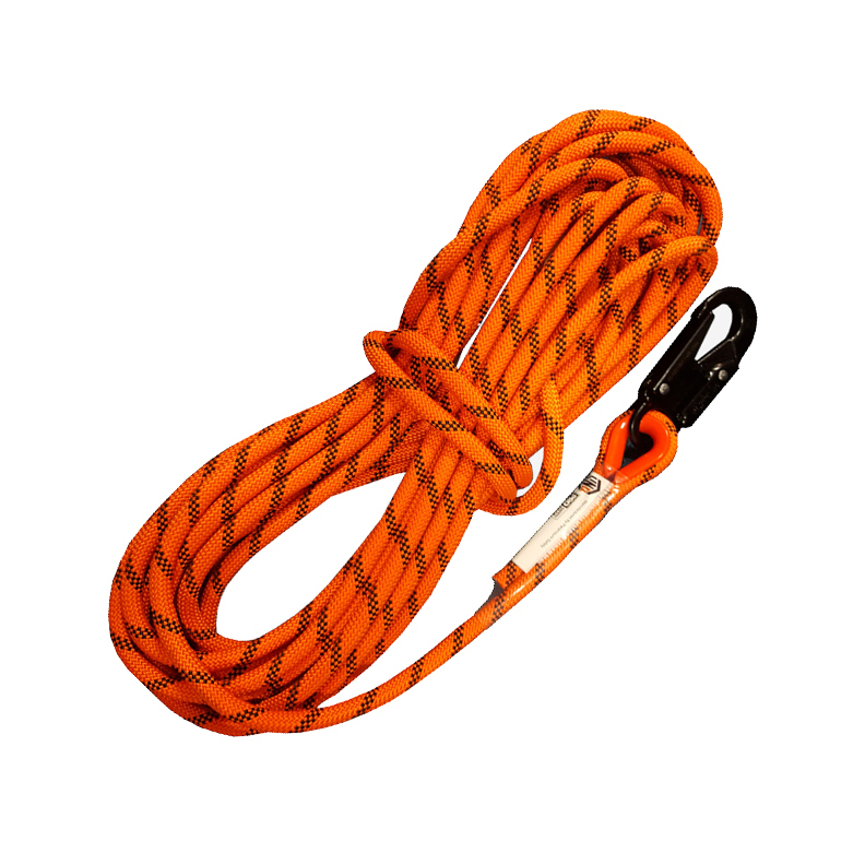 Safety Rope 15m 16mm Static Kernmantle - Professional Climbing Rescue Fall Protection Rope