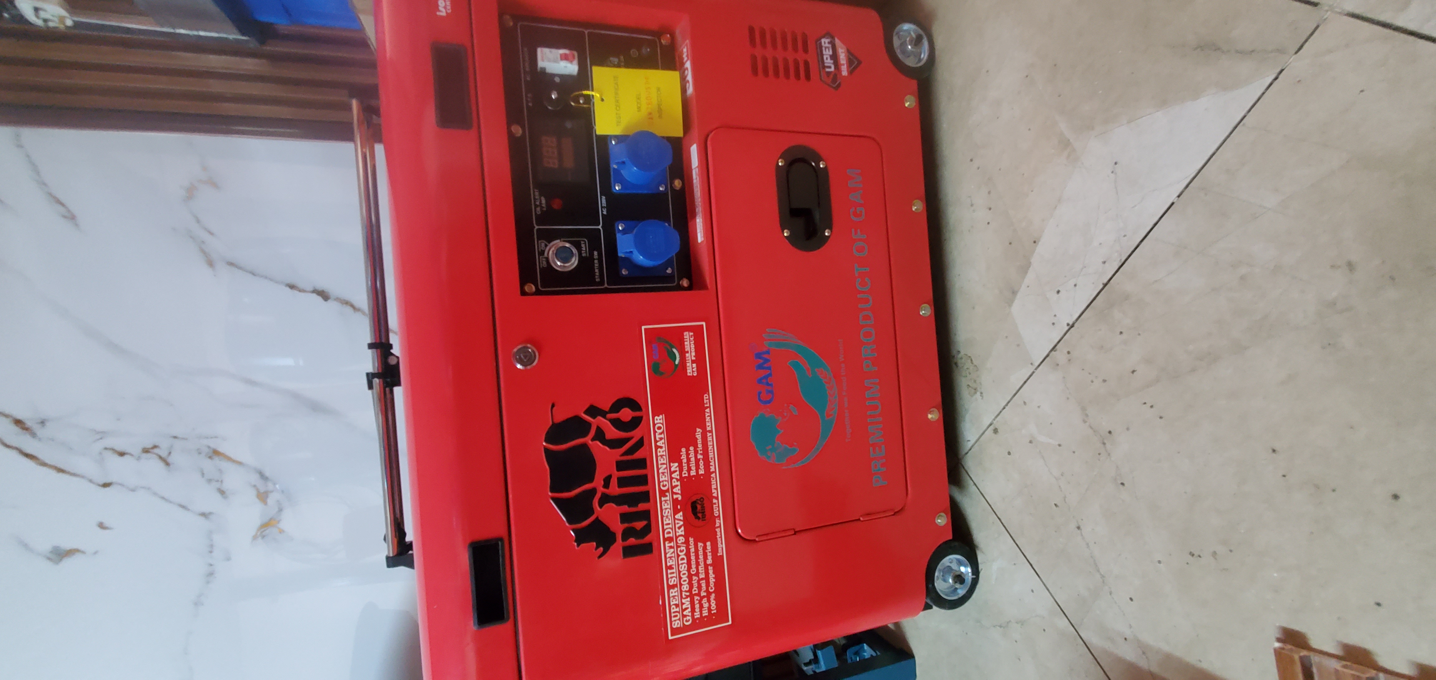 Rhino Super Silent 9kVA Diesel Generator - Reliable Backup Power