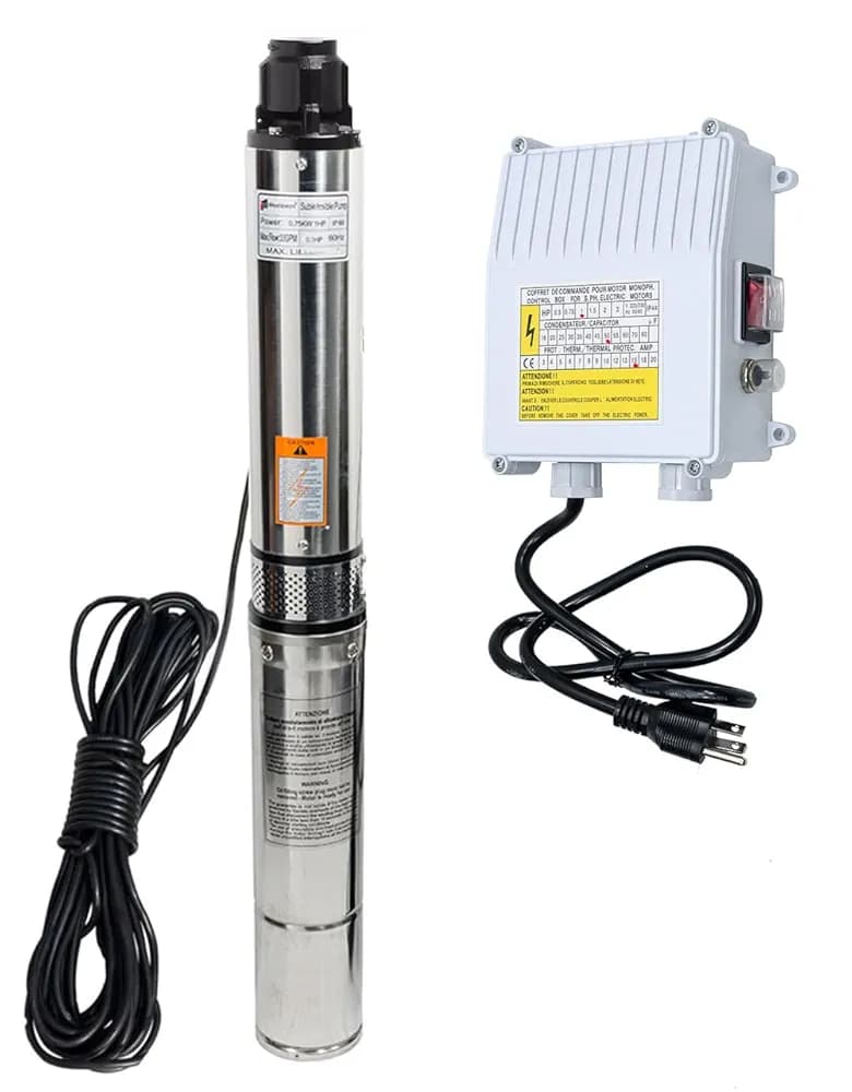 Deep Well Electric Submersible PUMP 0.5HP DSD 3/7 Borehole Water Pump